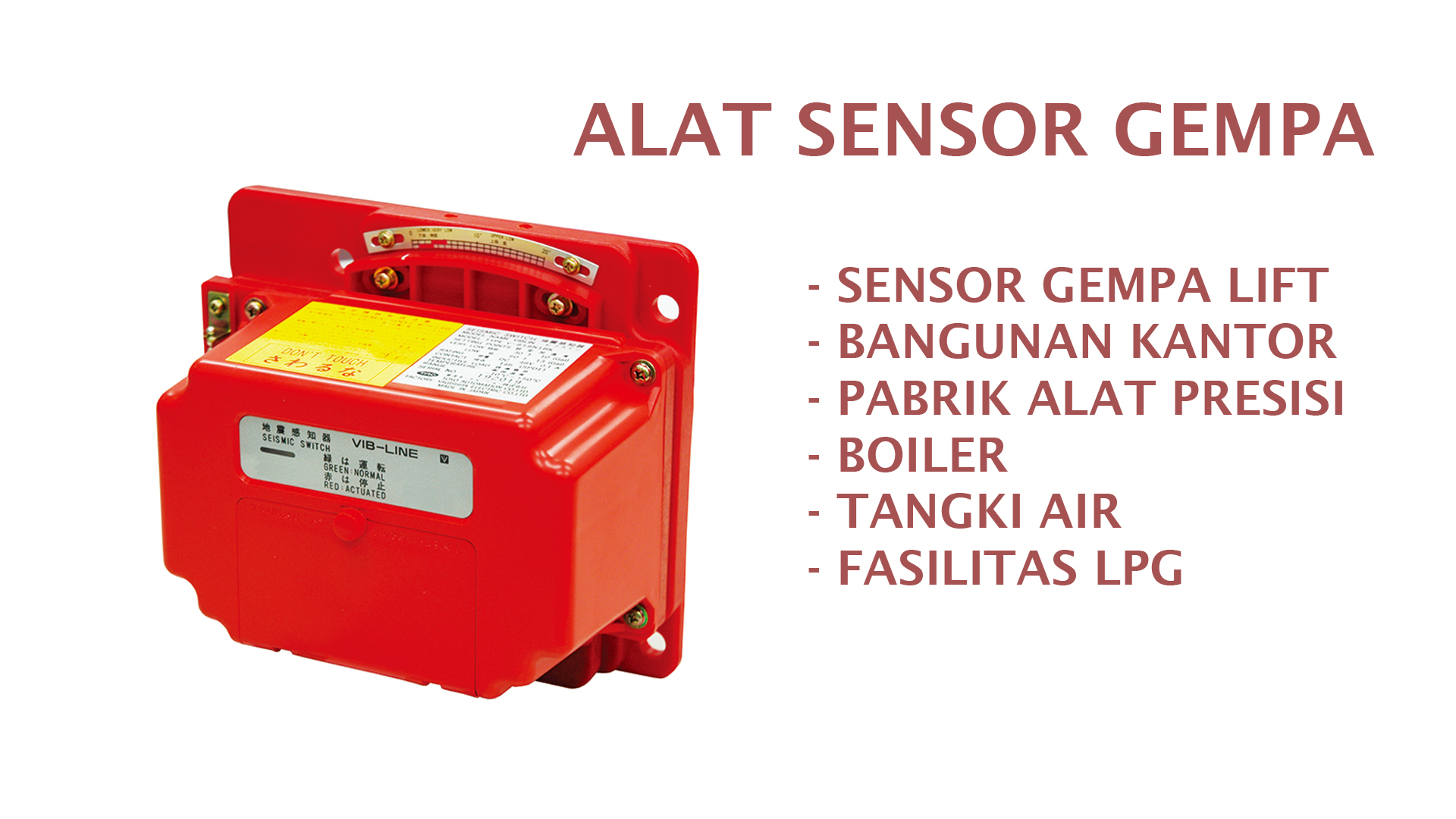 sensor gempa